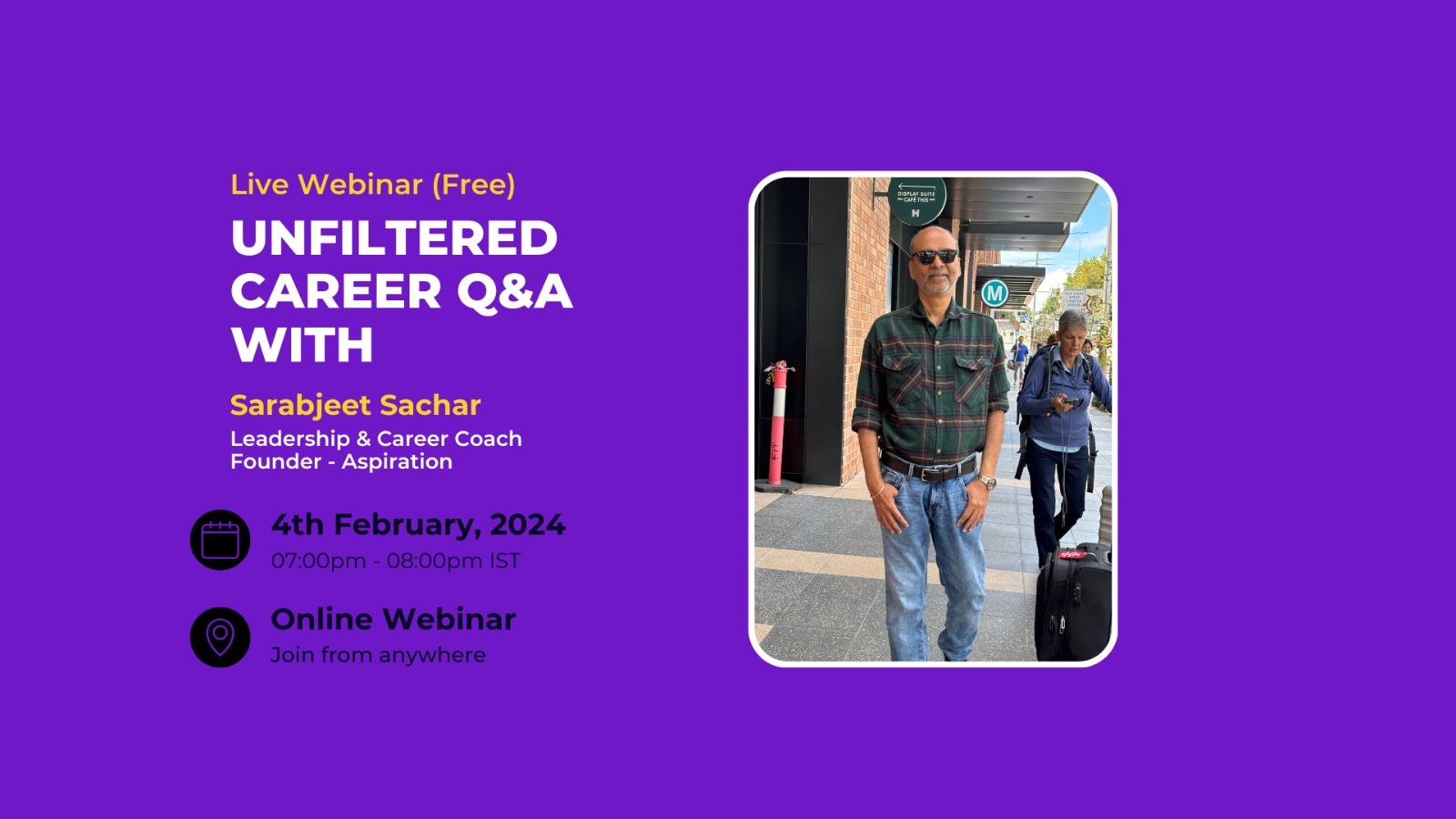 Unfiltered Career Q&A: Ask Me Anything, Get Real Answers. (Free Live Webinar)