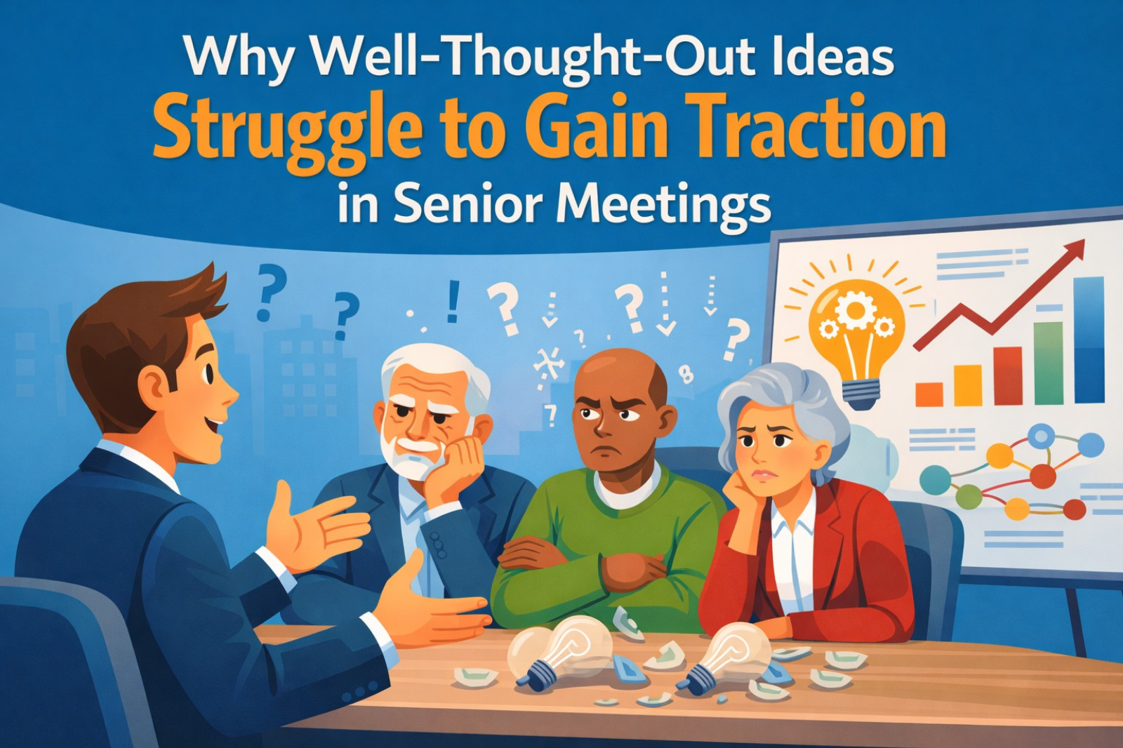 Why Well-Thought-Out Ideas Struggle to Gain Traction in Senior Meetings