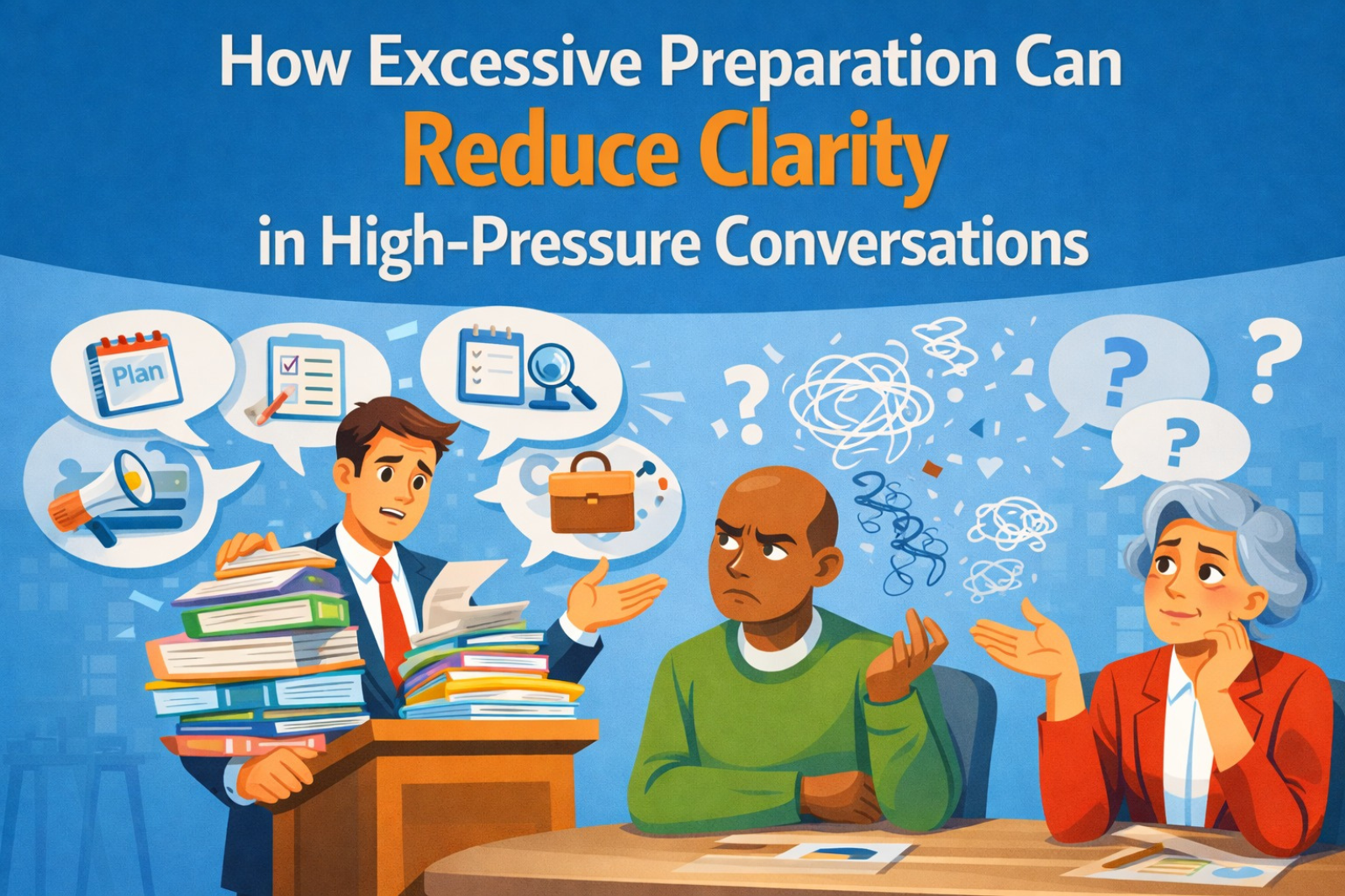 How Excessive Preparation Can Reduce Clarity in High-Pressure Conversations